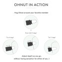 Ohnut Wider Soft Sage - Zestaw 4 elastycznych pierścieni buforujących
