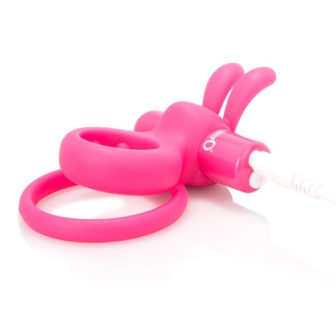 Screaming O Charged Ohare XL Pink - podwojny pierścień wibrujący, silikon Screaming O Charged Ohare XL Pink - podwojny pierścień wibrujący, silikon