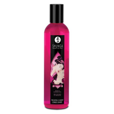 Shunga Shower Gel Frosted Cherry 250 ml - żel do kąpieli o zapachu wiśni