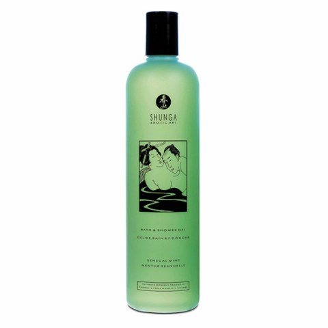 Shunga Shower Gel Sensual Mint 500ml żel pod prysznic odświeżający Shunga Shower Gel Sensual Mint 500ml żel pod prysznic odświeżający