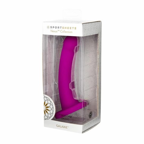 Sportsheets Nexus Galaxie Plum silikonowy model z przyssawką 20,3 cm Sportsheets Nexus Galaxie Plum silikonowy model z przyssawką 20,3 cm