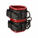 Sportsheets Saffron Cuffs kajdanki szerokie czarno-czerwone PU