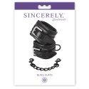 Sportsheets Sincerely Bling Cuffs eleganckie kajdanki z cyrkoniami 25,4 cm