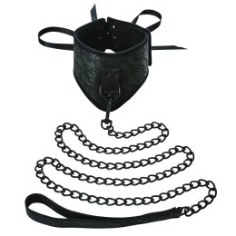 Sportsheets Sincerely Lace Posture Collar & Leash - koronkowy zestaw z gorsetowym sznurowaniem