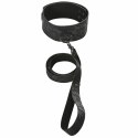 Sportsheets Sincerely Locking Lace Collar & Leash - ozdobna obroża z koronką 50 cm