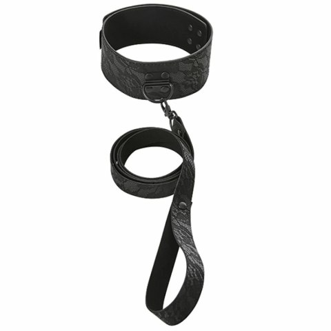 Sportsheets Sincerely Locking Lace Collar & Leash - ozdobna obroża z koronką 50 cm Sportsheets Sincerely Locking Lace Collar & Leash - ozdobna obroża z koronką 50 cm