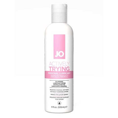 System JO Actively Trying TTC lubrykant wodny 120 ml pH przyjazny nasieniu System JO Actively Trying TTC lubrykant wodny 120 ml pH przyjazny nasieniu