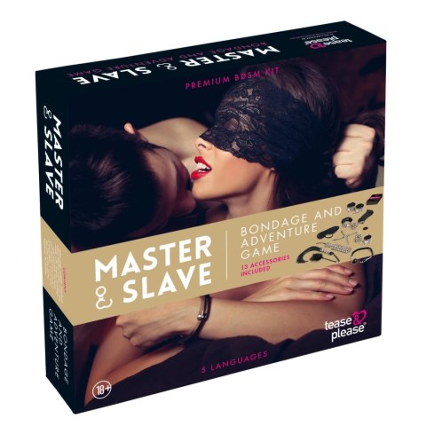 Tease & Please Master & Slave Bondage Game zestaw akcesoriow beżowy Tease & Please Master & Slave Bondage Game zestaw akcesoriow beżowy