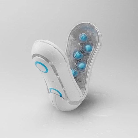 Tenga Flip Orb Blue Rush - Kompaktowa Maszyna Intymna z Kulami Masującymi Tenga Flip Orb Blue Rush - Kompaktowa Maszyna Intymna z Kulami Masującymi