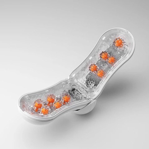 Tenga Flip Orb Orange Crash - innowacyjna maszyna intymna z kulami masującymi Tenga Flip Orb Orange Crash - innowacyjna maszyna intymna z kulami masującymi