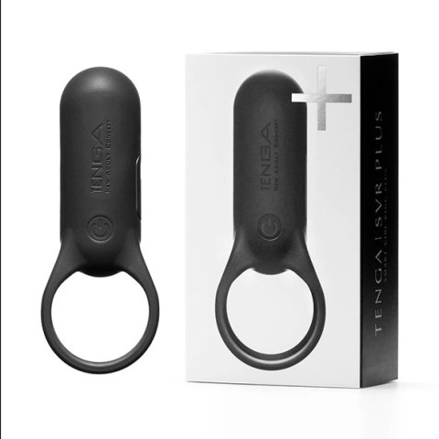 Tenga SVR Smart Vibe Ring Plus Black - silikonowy pierścień wibrujący Tenga SVR Smart Vibe Ring Plus Black - silikonowy pierścień wibrujący