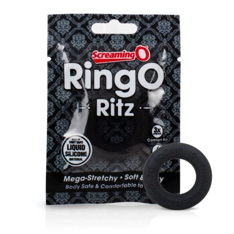 The Screaming O RingO Ritz Black silikonowy pierścień elastyczny The Screaming O RingO Ritz Black silikonowy pierścień elastyczny