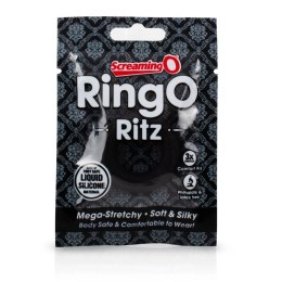The Screaming O RingO Ritz Black silikonowy pierścień elastyczny