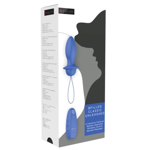 B Swish bfilled Classic Denim - wibrujący model anatomiczny, 10x3,6 cm B Swish bfilled Classic Denim - wibrujący model anatomiczny, 10x3,6 cm