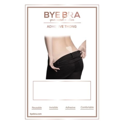 Bye Bra Adhesive Thong Nude One Size - Samoprzylepne bezszwowe stringi Bye Bra Adhesive Thong Nude One Size - Samoprzylepne bezszwowe stringi