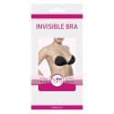 Bye Bra Invisible Bra Miseczka B Czarny - Biustonosz samonośny, wielokrotnego użytku