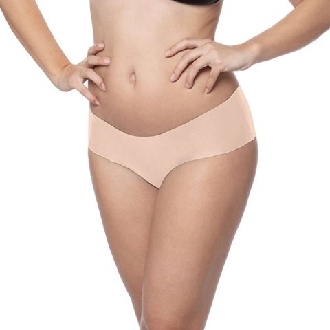 Bye Bra Invisible Hipster S 2-pack majtki bezszwowe nude & black Bye Bra Invisible Hipster S 2-pack majtki bezszwowe nude & black