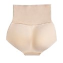 Bye Bra Padded Panties Wysoki Stan M Nude - Majtki Modelujące z Pianką