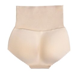 Bye Bra Padded Panties Wysoki Stan M Nude - Majtki Modelujące z Pianką