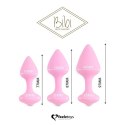 FeelzToys Bibi Pink - Zestaw trzech anatomicznych korkow silikonowych