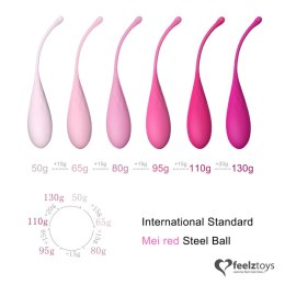 FeelzToys FemmeFit Set - zestaw 6 progresywnych kul treningowych Kegla