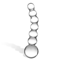 Glas Curved Beaded model - szklany aplikator z kulistą strukturą 12,5 cm