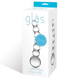 Glas Curved Beaded model - szklany aplikator z kulistą strukturą 12,5 cm
