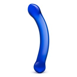 Glas Curved G-Spot Blue - szklany aplikator anatomiczny 15 cm