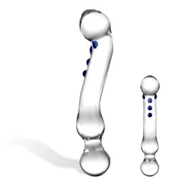 Glas Curved G-Spot - szklany model anatomiczny, szkło borokrzemowe 15 cm