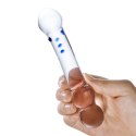 Glas Curved G-Spot - szklany model anatomiczny, szkło borokrzemowe 15 cm