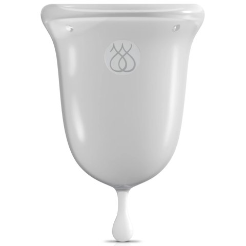Jimmyjane Menstrual Cups Clear silikonowe kubeczki menstruacyjne 2 rozmiary Jimmyjane Menstrual Cups Clear silikonowe kubeczki menstruacyjne 2 rozmiary