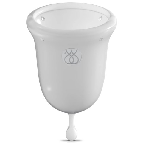 Jimmyjane Menstrual Cups Clear silikonowe kubeczki menstruacyjne 2 rozmiary Jimmyjane Menstrual Cups Clear silikonowe kubeczki menstruacyjne 2 rozmiary