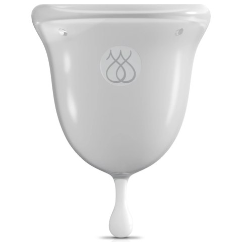 Jimmyjane Menstrual Cups Clear silikonowe kubeczki menstruacyjne 2 rozmiary Jimmyjane Menstrual Cups Clear silikonowe kubeczki menstruacyjne 2 rozmiary