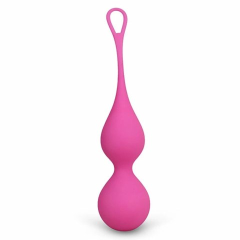 Layla Peonia Pink - dwie silikonowe kulki do ćwiczeń mięśni Kegla 140g