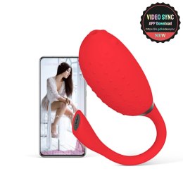 Magic Motion Fugu Red - inteligentna maszyna intymna z aplikacją, czerwona