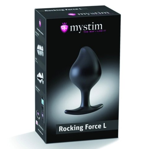 Mystim Rocking Force L - anatomiczny silikonowy plug elektro-stymulujący Mystim Rocking Force L - anatomiczny silikonowy plug elektro-stymulujący