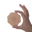 Bye Bra Fabric Nipple Covers Nude - materiałowe osłonki kwiaty 1 para
