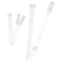 Bye Bra Flexible Low Back Straps 2 haftki czarny/biały - obniżający pasek