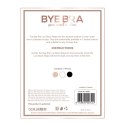 Bye Bra Flexible Low Back Straps 2 haftki czarny/biały - obniżający pasek
