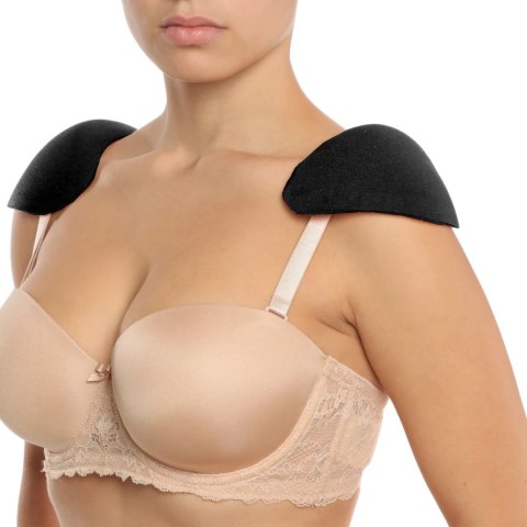 Bye Bra Shoulder Bra Pads Black poduszki na ramiona czarne pianka Bye Bra Shoulder Bra Pads Black poduszki na ramiona czarne pianka