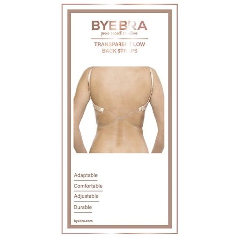 Bye Bra Transparent Low Back Straps - przezroczyste paski obniżające zapięcie Bye Bra Transparent Low Back Straps - przezroczyste paski obniżające zapięcie