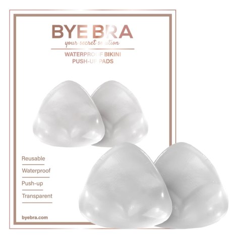 Bye Bra Waterproof Pads Clear silikonowe wkładki push-up wodoodporne Bye Bra Waterproof Pads Clear silikonowe wkładki push-up wodoodporne