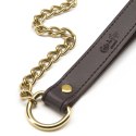 Coco de Mer Leather Lead brązowa smycz z naturalnej skory 109 cm