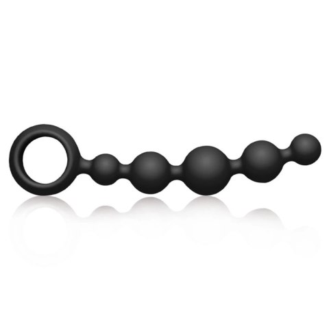 Joydivision Joyballs Anal Wave Short Black - krotki łańcuszek silikonowy 17,5 cm Joydivision Joyballs Anal Wave Short Black - krotki łańcuszek silikonowy 17,5 cm