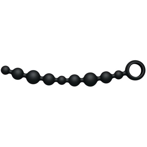 Joydivision Joyballs Long Black - silikonowy łańcuszek anatomiczny 29,8 cm Joydivision Joyballs Long Black - silikonowy łańcuszek anatomiczny 29,8 cm
