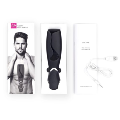 LoversPremium Vulcan Black - Wibrująca maszyna intymna, 10 trybow, USB LoversPremium Vulcan Black - Wibrująca maszyna intymna, 10 trybow, USB