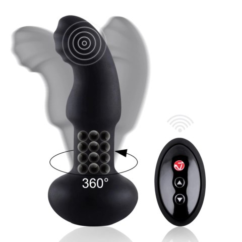 Nomi Tang Pluggy RC silikonowy masażer zdalny, 15,3 cm, USB, czarny Nomi Tang Pluggy RC silikonowy masażer zdalny, 15,3 cm, USB, czarny