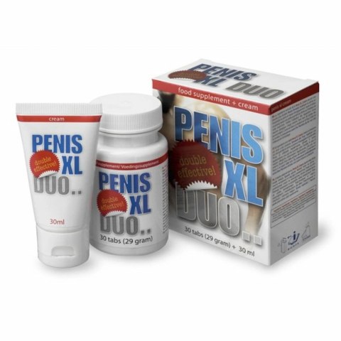 PenisXL Duo Pack zestaw tabletek i kremu - wsparcie dla męskiej kondycji PenisXL Duo Pack zestaw tabletek i kremu - wsparcie dla męskiej kondycji