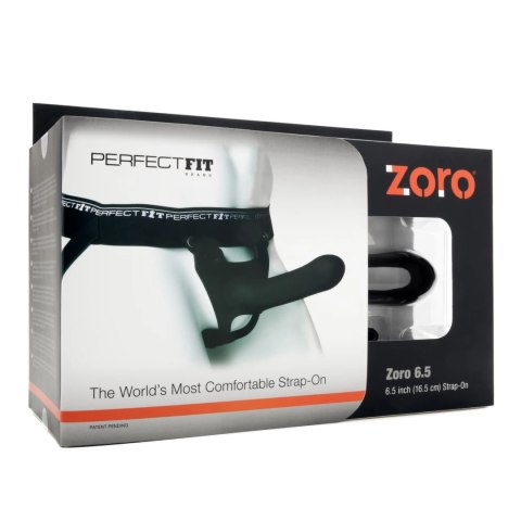 Perfect Fit Zoro Strap-On 16,5 cm czarny - jednoczęściowy system mocowania Perfect Fit Zoro Strap-On 16,5 cm czarny - jednoczęściowy system mocowania