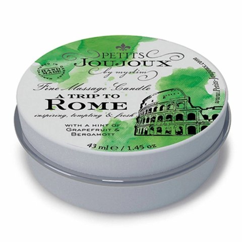 Petits Joujoux Rome Świeca do masażu 33g grejpfrut-bergamotka Petits Joujoux Rome Świeca do masażu 33g grejpfrut-bergamotka
